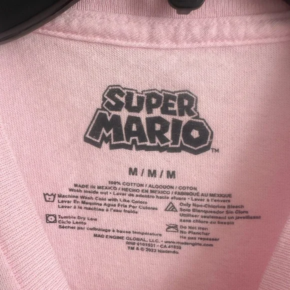 Nintendo Super Mario Pink Crop Top - Picture 4 of 10